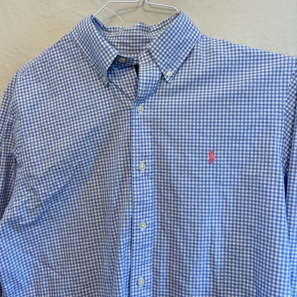 Ralph Lauren Blue Casual Button Down Shirt